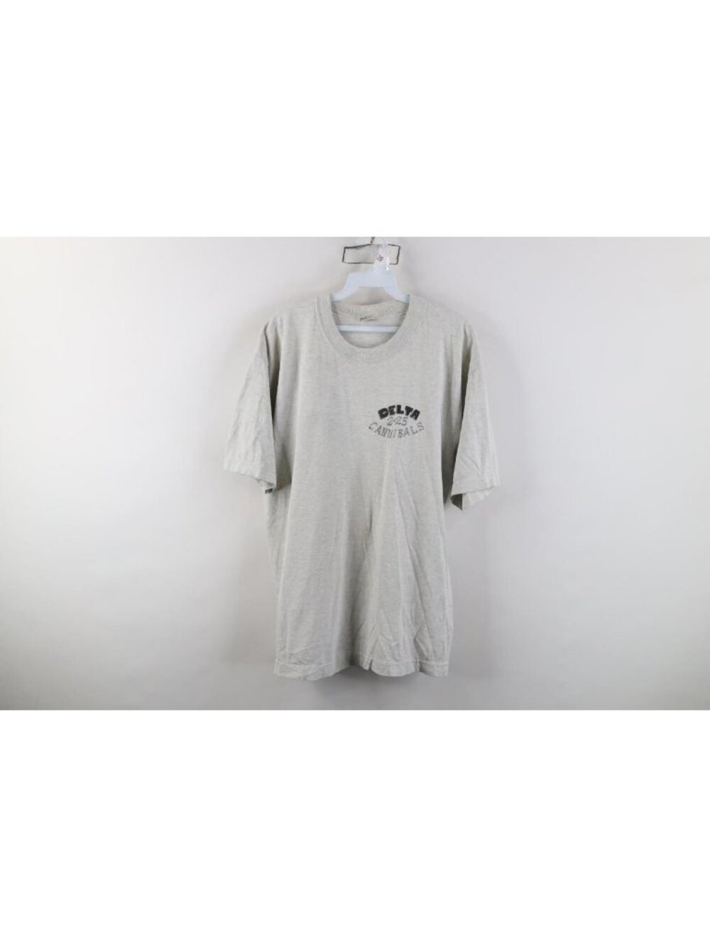 Vtg 90s Mens L Distressed 2 Battalion 25th Aviation Regiment Cannibals T-Shirt